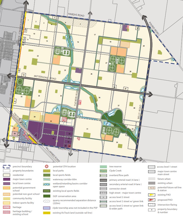 Clyde Creek Precinct Structure Plan - Land Use